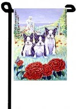 Boston Terrier (Puppies) - 11&quot;x15&quot; 2-Sided Garden Banner - £14.16 GBP