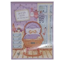 The Craft Collection Unlimited Baby&#39;s Crib Counted Cross Stitch Kit New Baby - £16.44 GBP