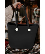 Black Waterproof Self-assembly Detachable Straps EVA Tote Bag - $35.27