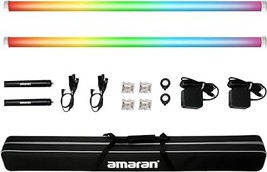 Aputure Amaran PT4c 2 Light Kit,Pixel Tube Light,16 RGBWW Pixels Tube LE... - £1,218.62 GBP