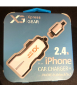 Xpress Gear iphone / Apple USB Cable And Car Charger iPhone - £7.75 GBP