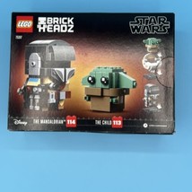 LEGO Brick Headz Star Wars The Mandalorian &amp; Child 75317 Building Kit 295 Pieces - £11.92 GBP