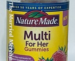 Nature Made Multi For Her Gummies Strawberry 150 each Free US Ship 9/202... - $21.88