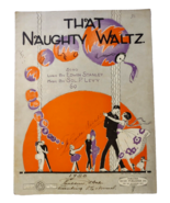 That Naughty Waltz Sheet Music 1920 Edwin Stanley Sol Levy Vintage Origi... - £12.33 GBP