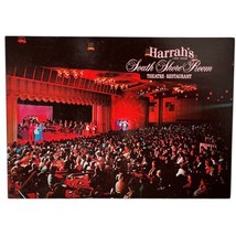 Vintage 1960s Old Las Vegas Casino Postcard Harrah&#39;s South Shore Room La... - $9.95