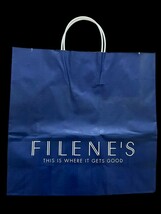 Vintage Filene’s Department Store Paper Double Handles Shopping Bag HTF ... - $21.23