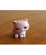 Littlest Pet Shop Authentic # 460 Pink Striped Persian Cat Green Diamond... - $14.05 CAD