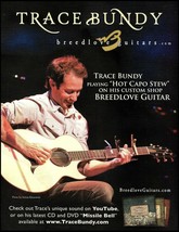 Trace Bundy Missile Bell Breedlove acoustic guitar ad 8 x 11 advertisement print - £3.16 GBP