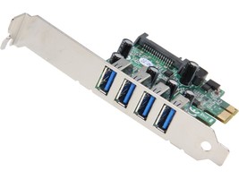 StarTech.com PEXUSB3S4V 4 Port PCI Express PCIe SuperSpeed USB 3.0 Controller Ca - £78.20 GBP