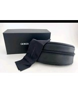 Giorgio Armani Eyeglasses Sunglasses Glasses Soft Case Zipper Black Auth... - $14.73