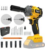 Cordless Impact Wrench for Dewalt 20v, Brushless Power Impact, No Battery - $51.99