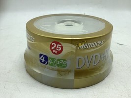 25 Pack New Memorex 4X Rewritable 4.7GB DVD+RW Plus R - £10.44 GBP