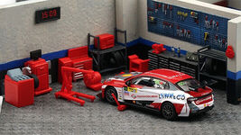 1/64 Scale Diorama Model DIY Car Garage Maintenance Tool Display Scene M... - $22.00