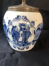 Delft antique tobacco Jar - £110.35 GBP