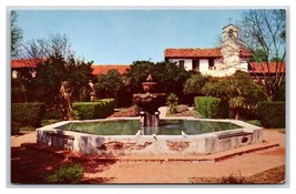 Garden Fountain Mission San Juan Capistrano California UNP Chrome Postcard H25 - £1.51 GBP