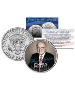 WARREN BUFFETT Most Successful Investor of the 20th Century JFK Half Dol... - $14.95