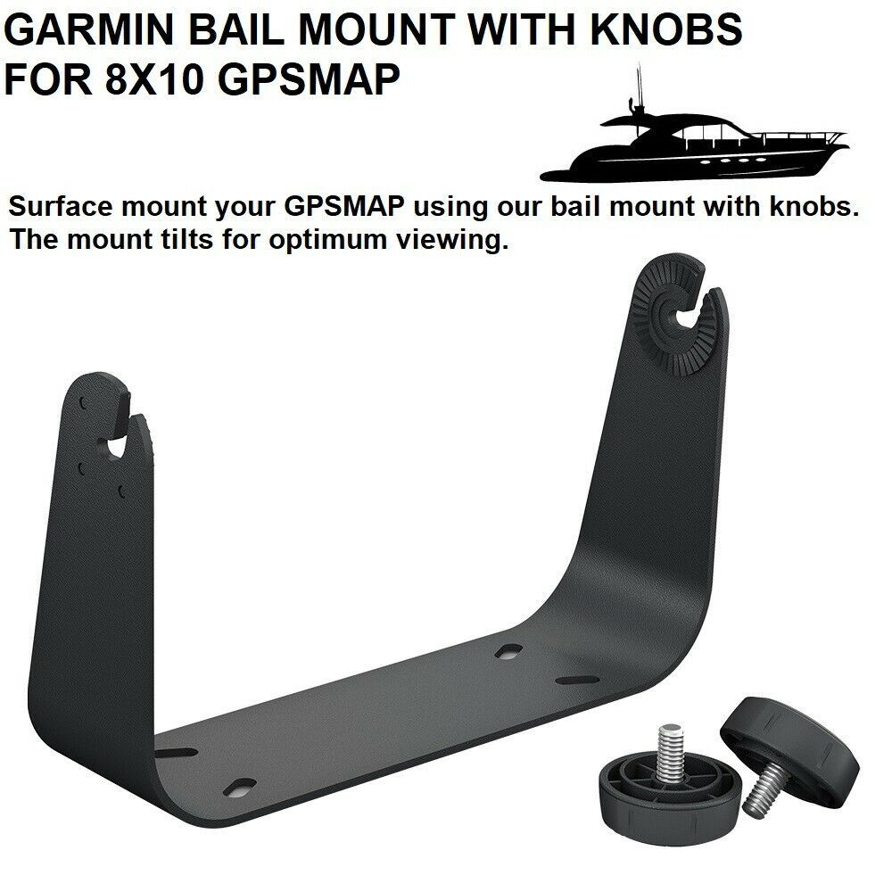 Primary image for GARMIN BAIL MOUNT ITH KNOBS FOR 8X10 GPSMAP Tilts for Optimum Viewing