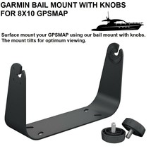 GARMIN BAIL MOUNT ITH KNOBS FOR 8X10 GPSMAP Tilts for Optimum Viewing - $39.95