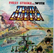 Twin Cobra Romstar Arcade Flyer Original Video Game Helicopter Battle Ar... - £19.74 GBP