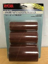 Ryobi OSS450 Oscillating Spindle 80 Grit Medium Sanding Sleeves 3 Pk Ass... - £6.55 GBP