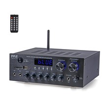 Pyle Bluetooth Home Audio Amplifier Receiver Stereo 300W Dual Channel So... - $130.99