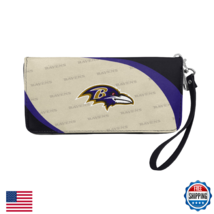 Littlearth NFL Baltimore Ravens Curve Zip Organizer Wallet, 8"x4"x1" - $34.08