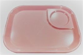 Lot of 4 Vintage Pink/Mauve Rubbermaid Melamine #3850 Lunch Snack Food Trays - £13.54 GBP