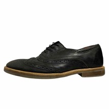 Ben Sherman Dress Shoes Size 10.5 Mens Wing Tip Oxford Leather Black - £23.73 GBP