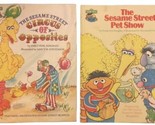 Sesame Street Book Club Hard Cover Lot  Circus of Opposites and Pet Show... - $13.27