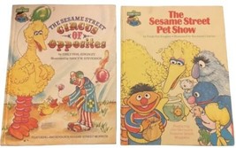 Sesame Street Book Club Hard Cover Lot  Circus of Opposites and Pet Show Vintage - £10.43 GBP