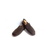 Crevo Loafers Men 10 M Jetta Shoes Brown Suede Leather Slip-On Step On f... - $503.38 MXN