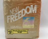 Vintage Kotex Freedom Maxi Pads 24 ct 1982 with Peach Protection Strip B... - £30.74 GBP