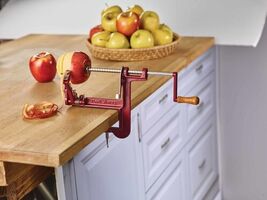 Fox Run Apple Peeling Machine with Clamp-On Base, Corer and Slicer, Stai... - $43.47
