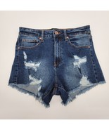Kendall + Kylie Womens short Size 28 The Icon Short Blue - $495.57 MXN