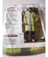 NS Protective apparel  Raincoat High Vis  Size 2XL  Police / Fire green ... - £31.02 GBP