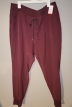 Womens Plus Size Jockey Joggers NWT Size 1X Burgundy - $39.59