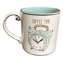 Spectrum Designz 2017 COFFEE TIME Alarm Clock Large Coffee Aqua Cup Mug ... - £13.93 GBP