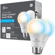 Ge Cync Smart Led Light Bulbs, Tunable White, Bluetooth And Wi-Fi, Works... - $36.99