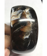 Vintage Marbled Resin Brown Bangle - $52.65