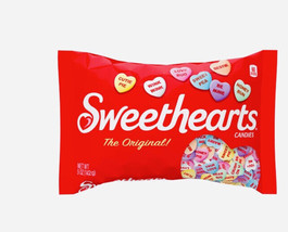 Sweethearts Candies 5oz The Original CONVERSATION HEARTS Candy - £6.87 GBP