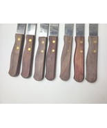 Tramontina Brown Handle Porterhouse Steak Knives High Carbon Stainless S... - $27.22 CAD