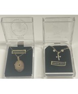 Vintage Boxed Swarovski Crystal Necklaces and Earrings - $356.37 MXN