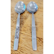 Amefa Holland tea spoons Stainless Steel Silverware (2) Piece Set  - $12.59