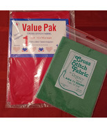 1 Value Pak &amp; 1 Regency Cross Stitch Fabric 14 count 12x18 each - Red &amp; ... - $9.46 CAD