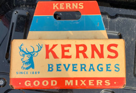 1940s Kerns Beverages cardboard Six Pack Soda Carrier Original Vintage - £274.52 GBP