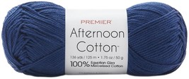 Premier Yarns Afternoon Cotton Yarn-Dark Indigo (Pack of 3) - $807.35 MXN