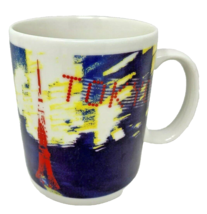 Vintage 2004 STARBUCKS 14 oz. Coffee Tea Mug Cup - Tokyo Lights Made In Japan - £14.92 GBP