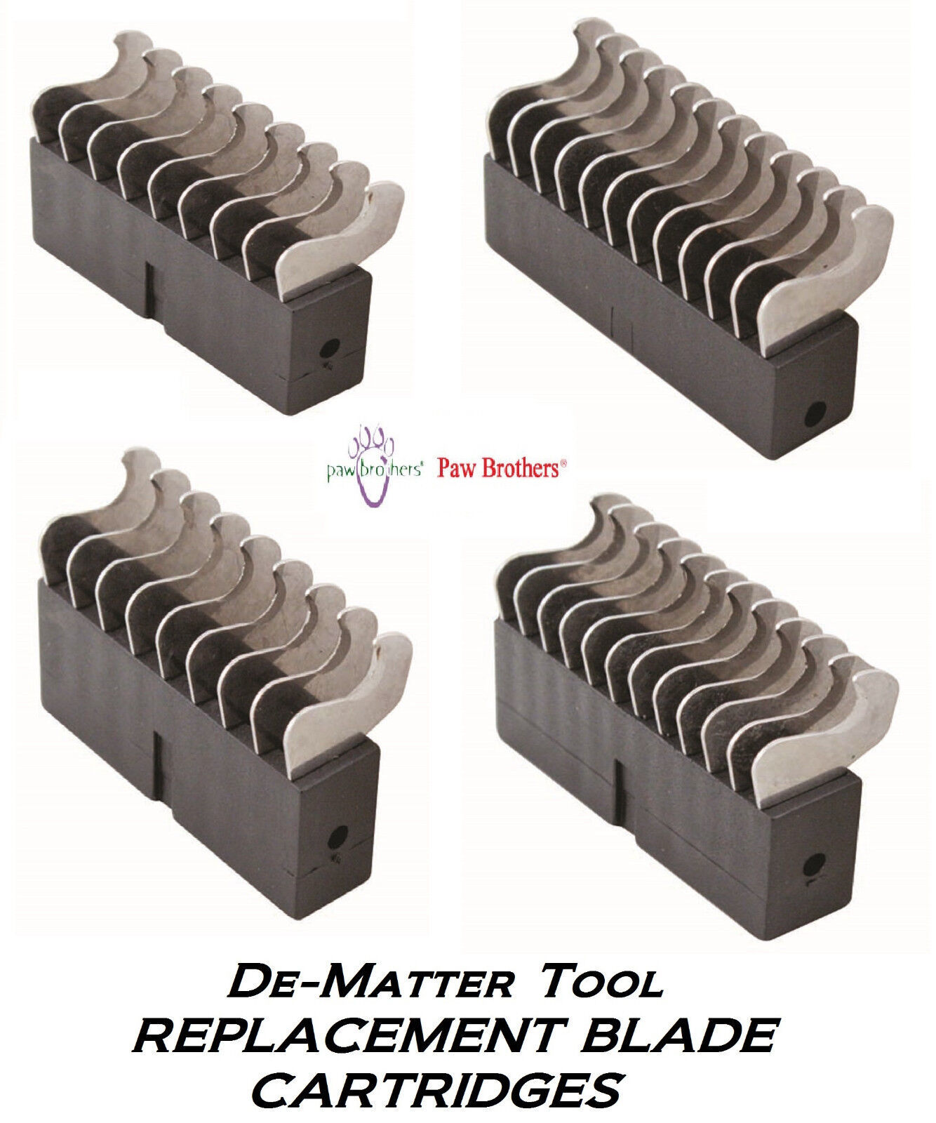 Paw Brothers REPLACEMENT BLADE CARTRIDGE Set For DE-MATTER/MatBreaker Tool - $4.79+