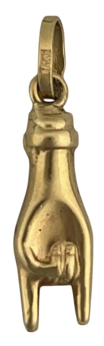 Unisex Charm 14kt Yellow Gold 463908 - $89.00