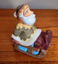 Vintage G. De Brekht Sleding Santa #51474 #40/2500 - Yr 2000 4&quot; X 4.5&quot; - £38.89 GBP